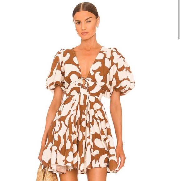 RHODE Dresses & Skirts - Rhode Madeline dress in Free Spirit Brown